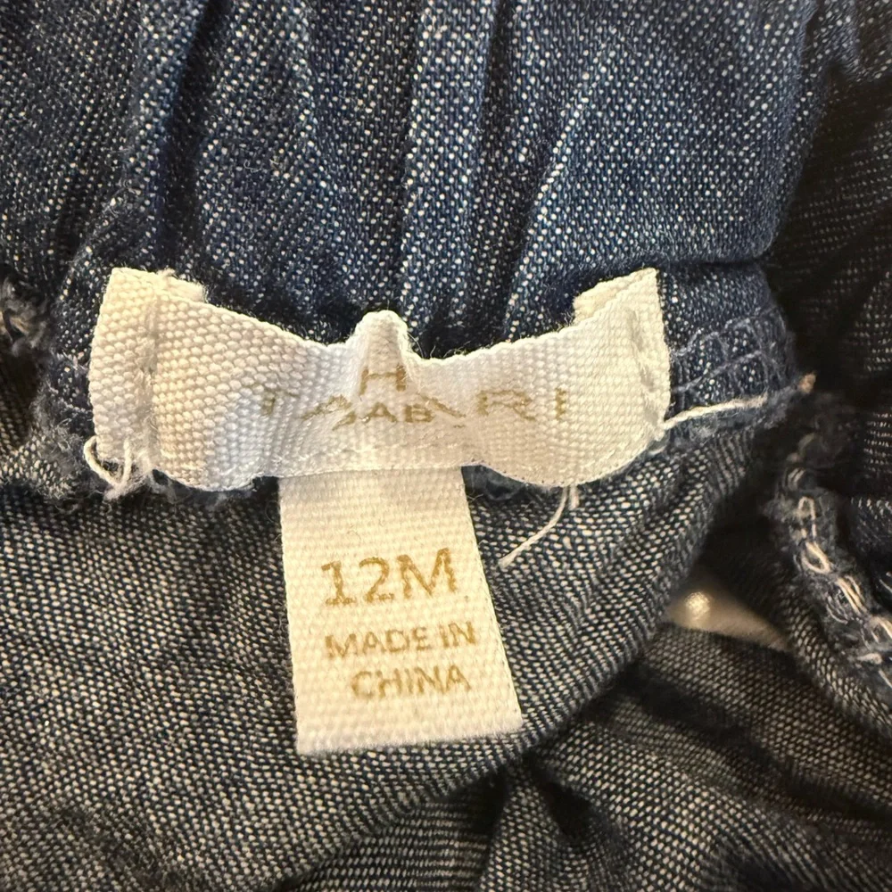 Tahari baby Yellow and Blue Kids Outfit. Size 12 months